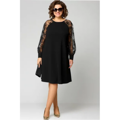 Haralda | Lässiges Langärmeliges Kleid