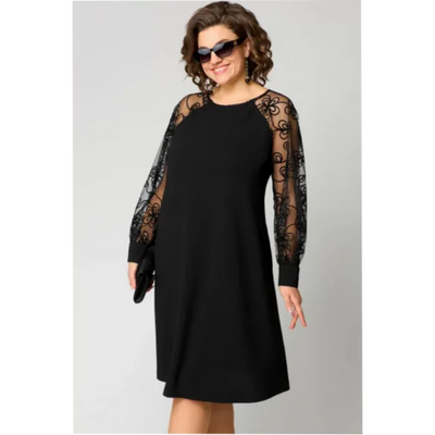 Haralda | Lässiges Langärmeliges Kleid