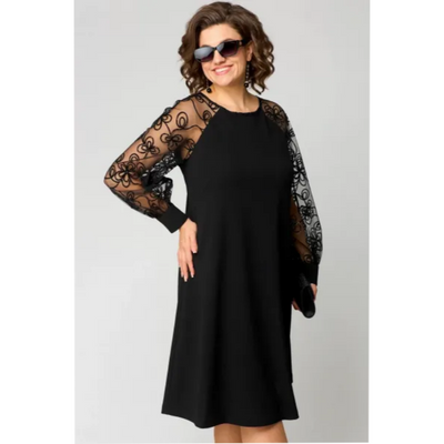 Haralda | Lässiges Langärmeliges Kleid