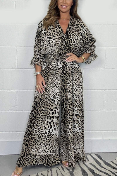 Traudl | Jumpsuit mit Leopardenprint