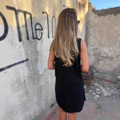 Blanda | Ärmelloses Leinenkleid